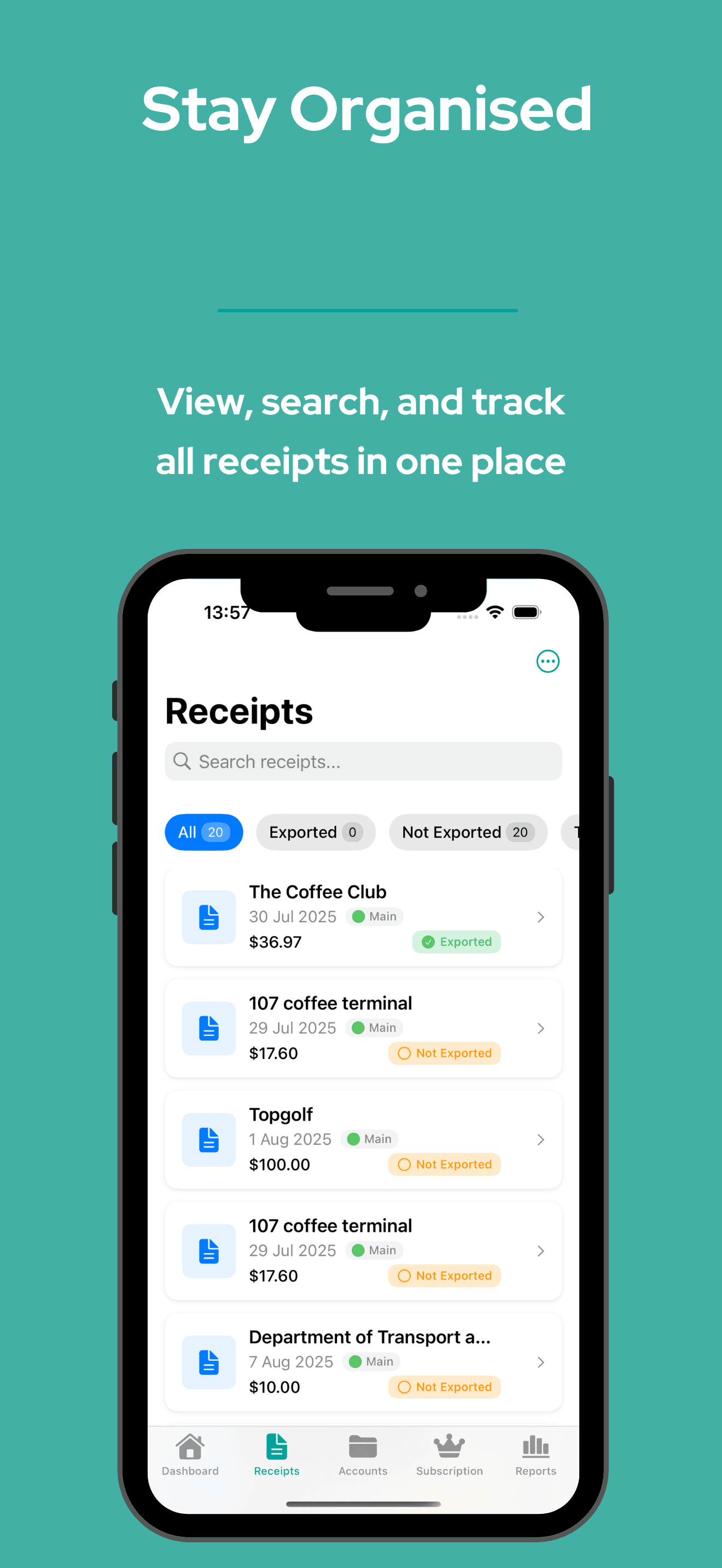 Receipt Reader AI screenshot 2